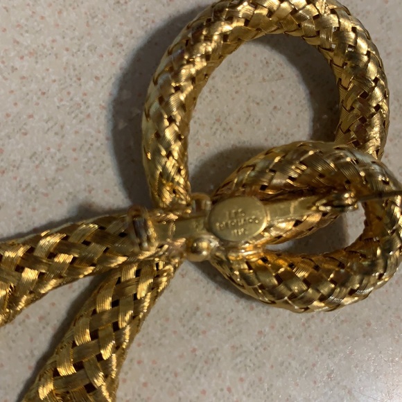 Les Bernard Inc woven knot broach (73) - Picture 4 of 4